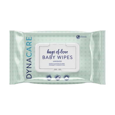 1329 Dynarex® Unscented Baby Wipes Soft Packs- Snap Top